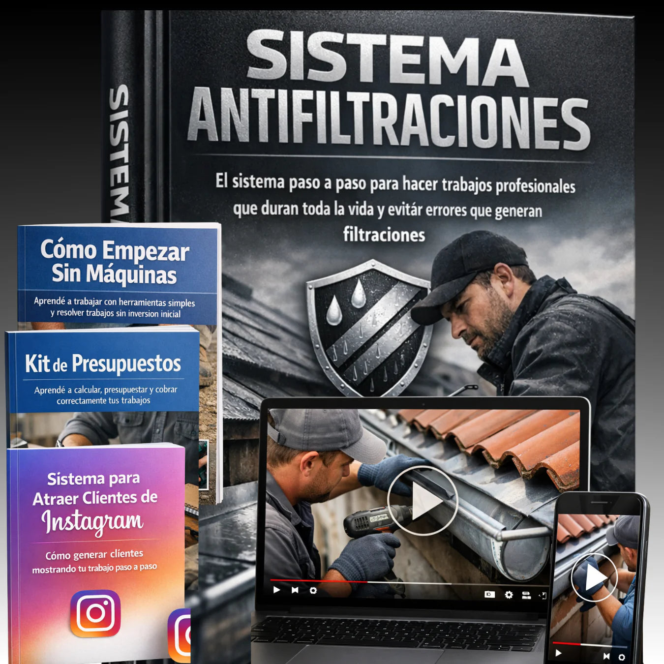 Sistema AntiFiltraciones (+ de 80 videos en obra - Manual tecnico en PDF imprimible)